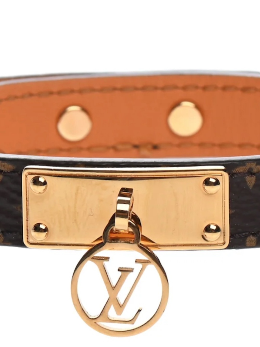 Authentic Louis Vuitton Monogram Logomania Bracelet Size 19